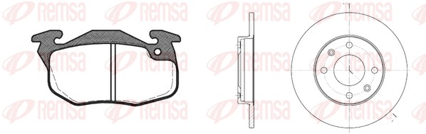 Brake Kit, disc brake (8192.03)