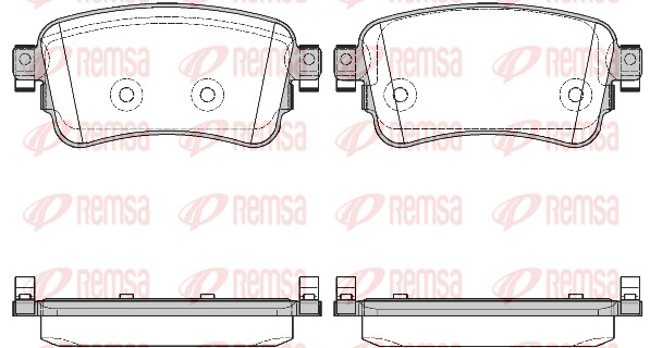 Brake Pad Set, disc brake (1720.00)