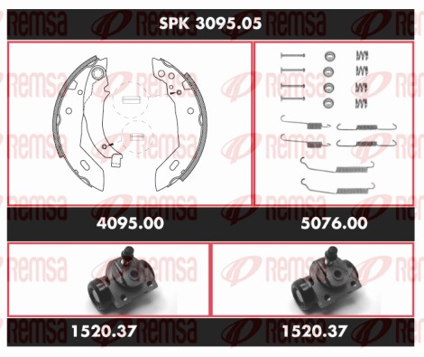 Brake Kit, drum brake (SPK 3095.05)