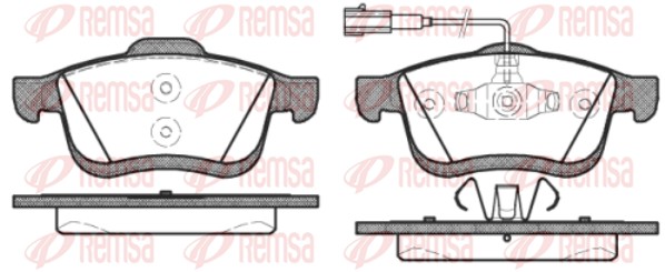 Brake Pad Set, disc brake (1183.22)