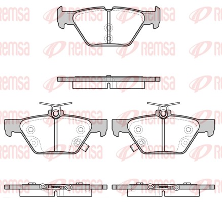 Brake Pad Set, disc brake (1638.02)