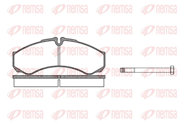 Brake Pad Set, disc brake (0651.00)