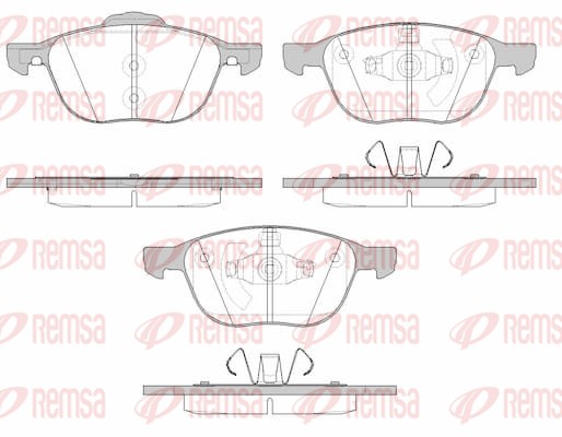 Brake Pad Set, disc brake (1082.15)