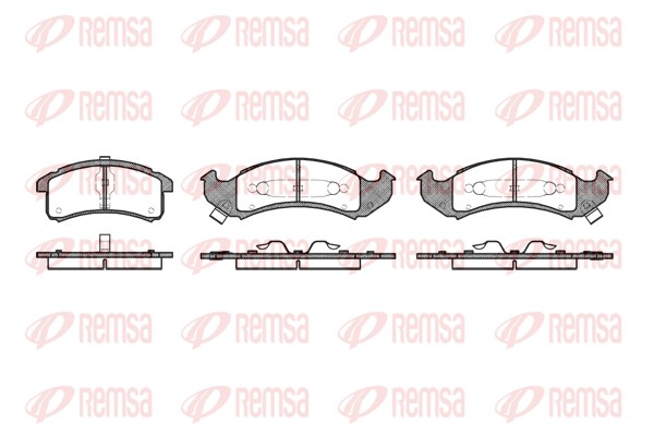 Brake Pad Set, disc brake (0537.02)