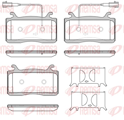 Brake Pad Set, disc brake (1759.22)