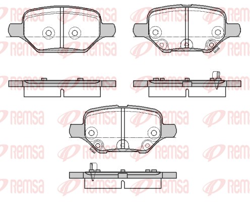 Brake Pad Set, disc brake (1810.02)