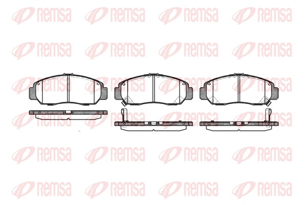 Brake Pad Set, disc brake (0747.12)