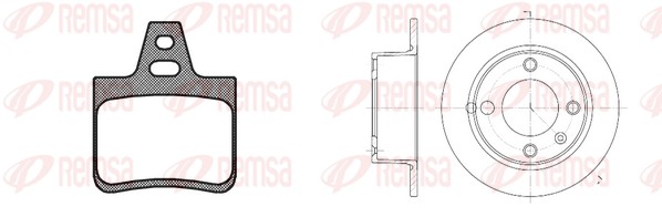 Brake Kit, disc brake (8102.00)