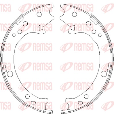 Brake Shoe, parking brake (4690.00)