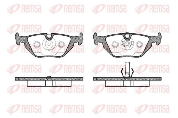 Brake Pad Set, disc brake (0265.50)