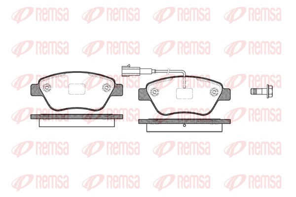 Brake Pad Set, disc brake (0858.11)