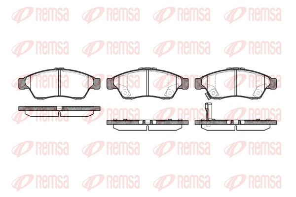 Brake Pad Set, disc brake (0875.01)