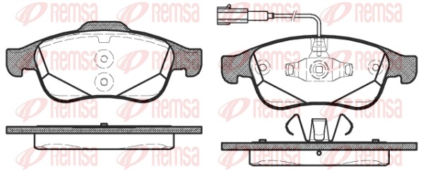Brake Pad Set, disc brake (1248.02)