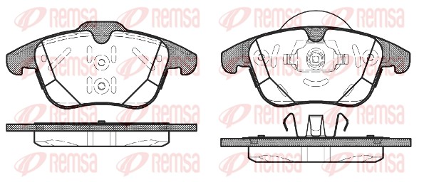 Brake Pad Set, disc brake (1482.00)