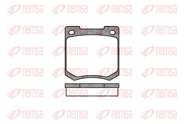 Brake Pad Set, disc brake (0040.00)