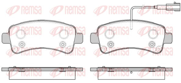 Brake Pad Set, disc brake (1588.02)