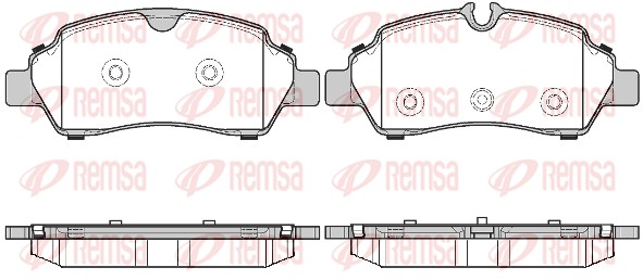 Brake Pad Set, disc brake (1605.00)