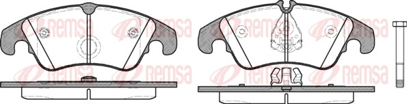 Brake Pad Set, disc brake (1304.10)