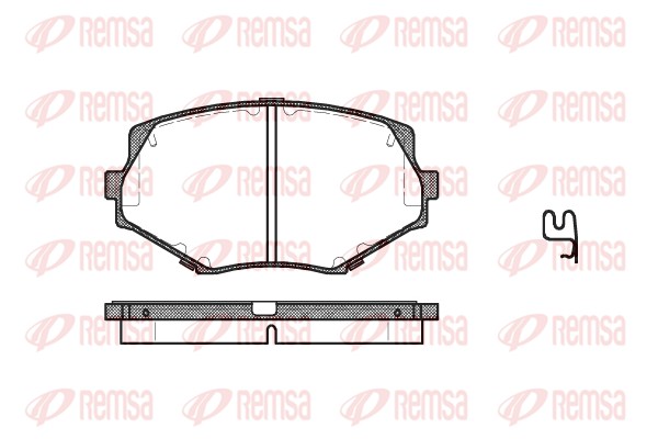Brake Pad Set, disc brake (0478.02)
