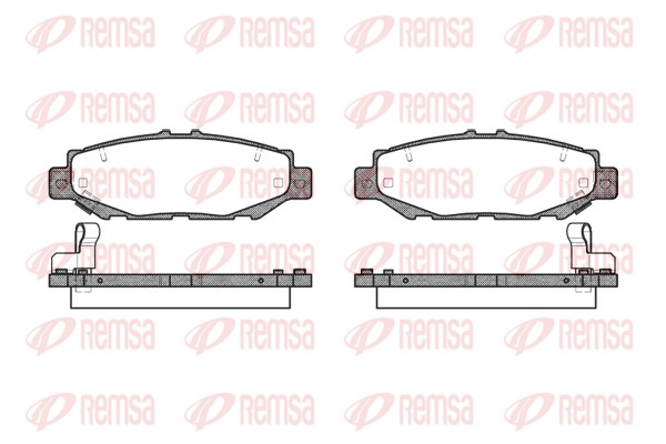 Brake Pad Set, disc brake (0424.04)