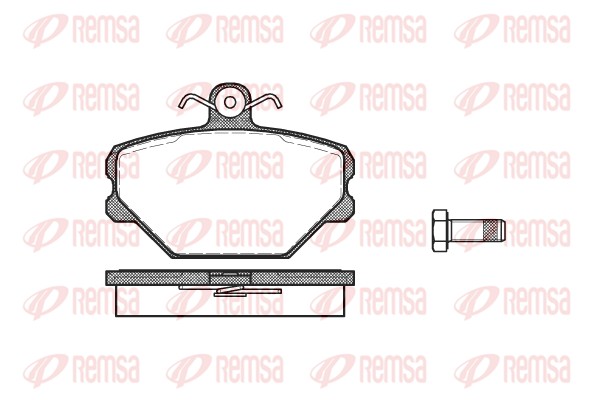 Brake Pad Set, disc brake (0264.00)