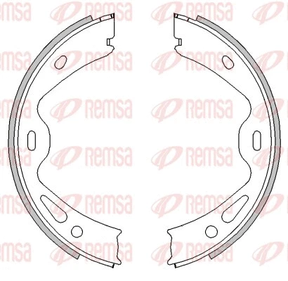Brake Shoe, parking brake (4613.00)