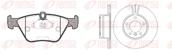 Brake Kit, disc brake (8270.00)
