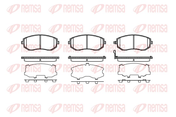 Brake Pad Set, disc brake (0951.11)