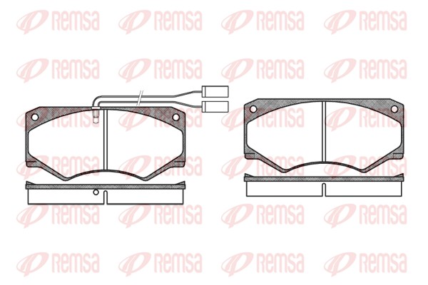 Brake Pad Set, disc brake (0047.42)