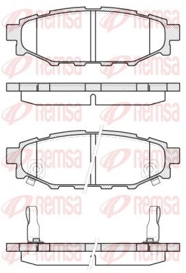 Brake Pad Set, disc brake (1136.12)