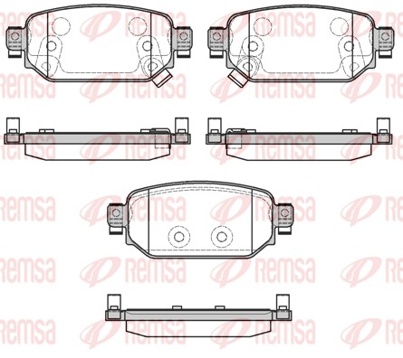 Brake Pad Set, disc brake (1731.02)