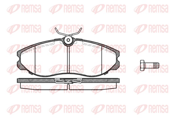 Brake Pad Set, disc brake (0462.00)