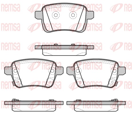Brake Pad Set, disc brake (1450.22)