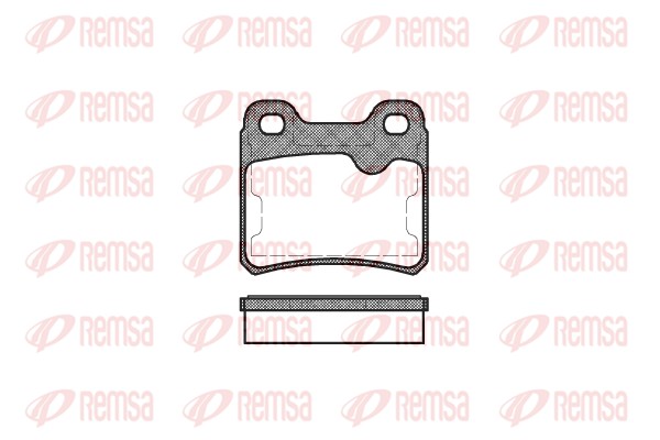 Brake Pad Set, disc brake (0282.10)