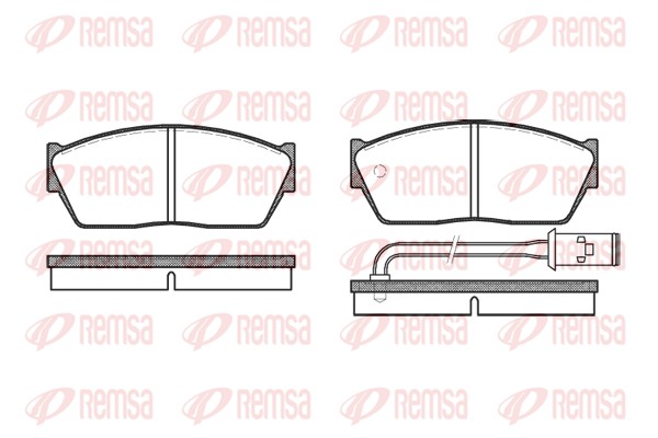 Brake Pad Set, disc brake (0147.11)