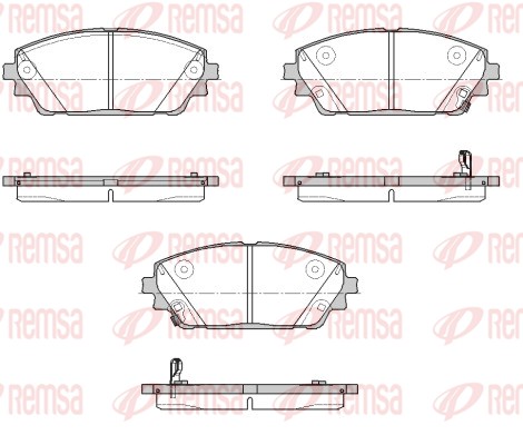 Brake Pad Set, disc brake (1900.02)