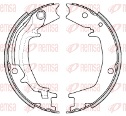 Brake Shoe, parking brake (4235.00)