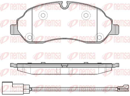 Brake Pad Set, disc brake (1602.02)