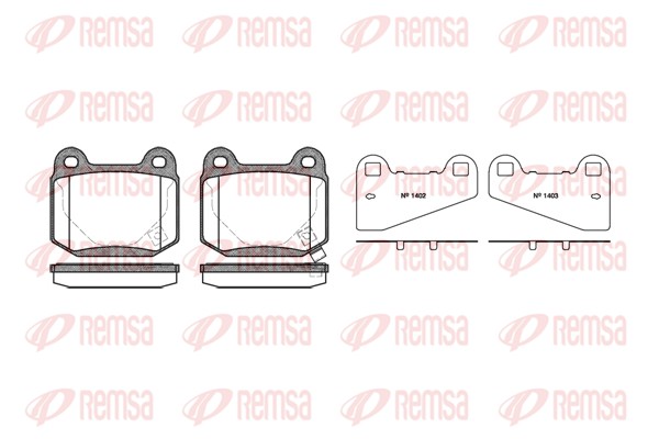 Brake Pad Set, disc brake (0014.52)