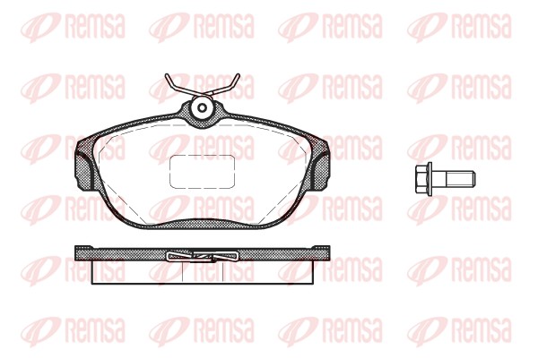 Brake Pad Set, disc brake (0368.00)