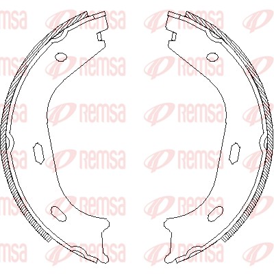 Brake Shoe, parking brake (4058.01)