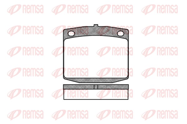 Brake Pad Set, disc brake (0095.10)