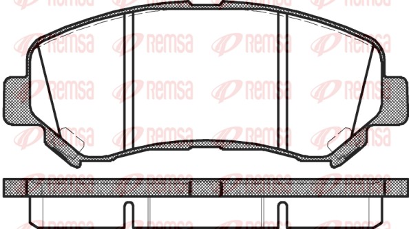 Brake Pad Set, disc brake (1318.00)