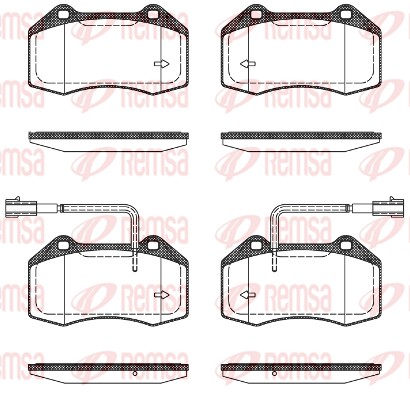 Brake Pad Set, disc brake (1113.22)