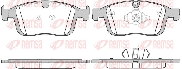 Brake Pad Set, disc brake (1689.00)