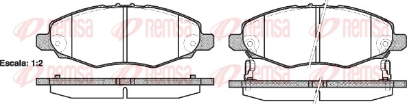 Brake Pad Set, disc brake (1235.02)