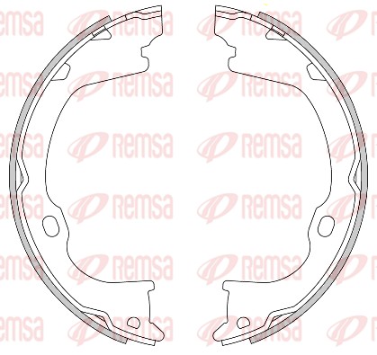 Brake Shoe, parking brake (4282.00)