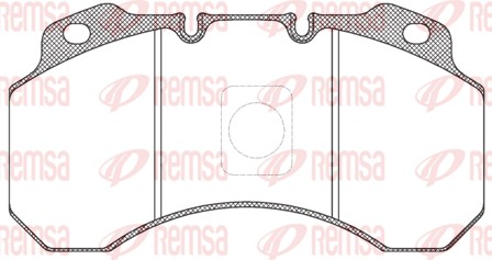 Brake Pad Set, disc brake (JCA 680.00)