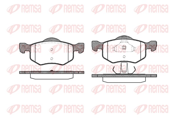 Brake Pad Set, disc brake (0802.00)