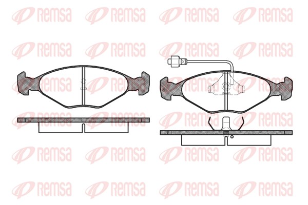 Brake Pad Set, disc brake (0124.02)